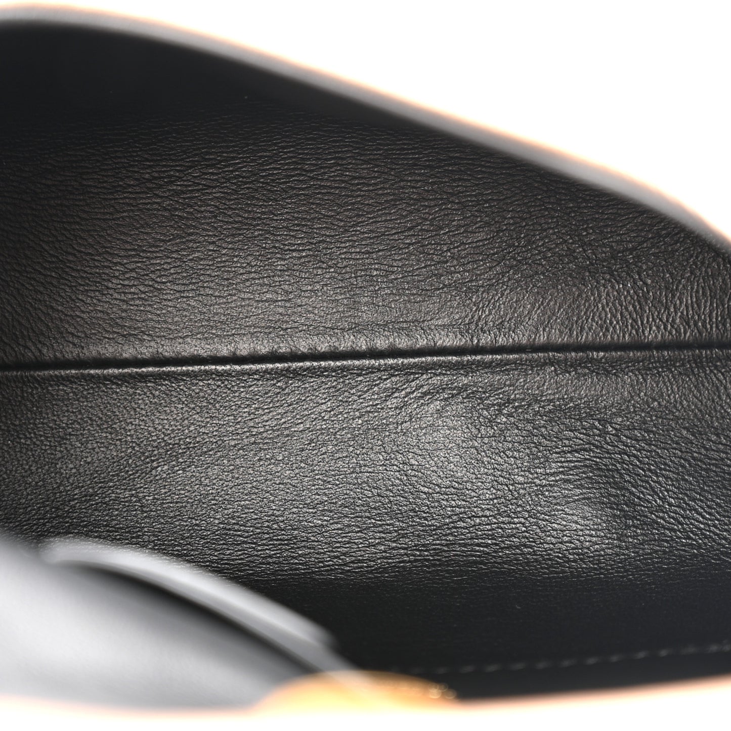 Coated Metallic Denim Mini Label Chain Shoulder Bag Iced Nude