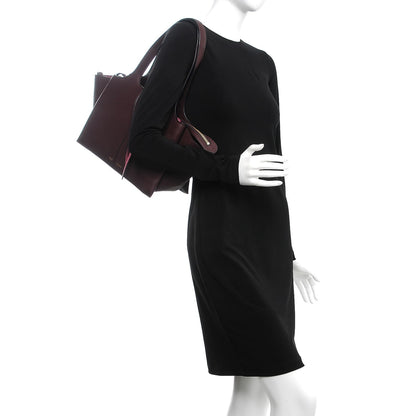 Celine Baby Grained Calfskin Small Tri-Fold Bag Burgundy 2 of 10