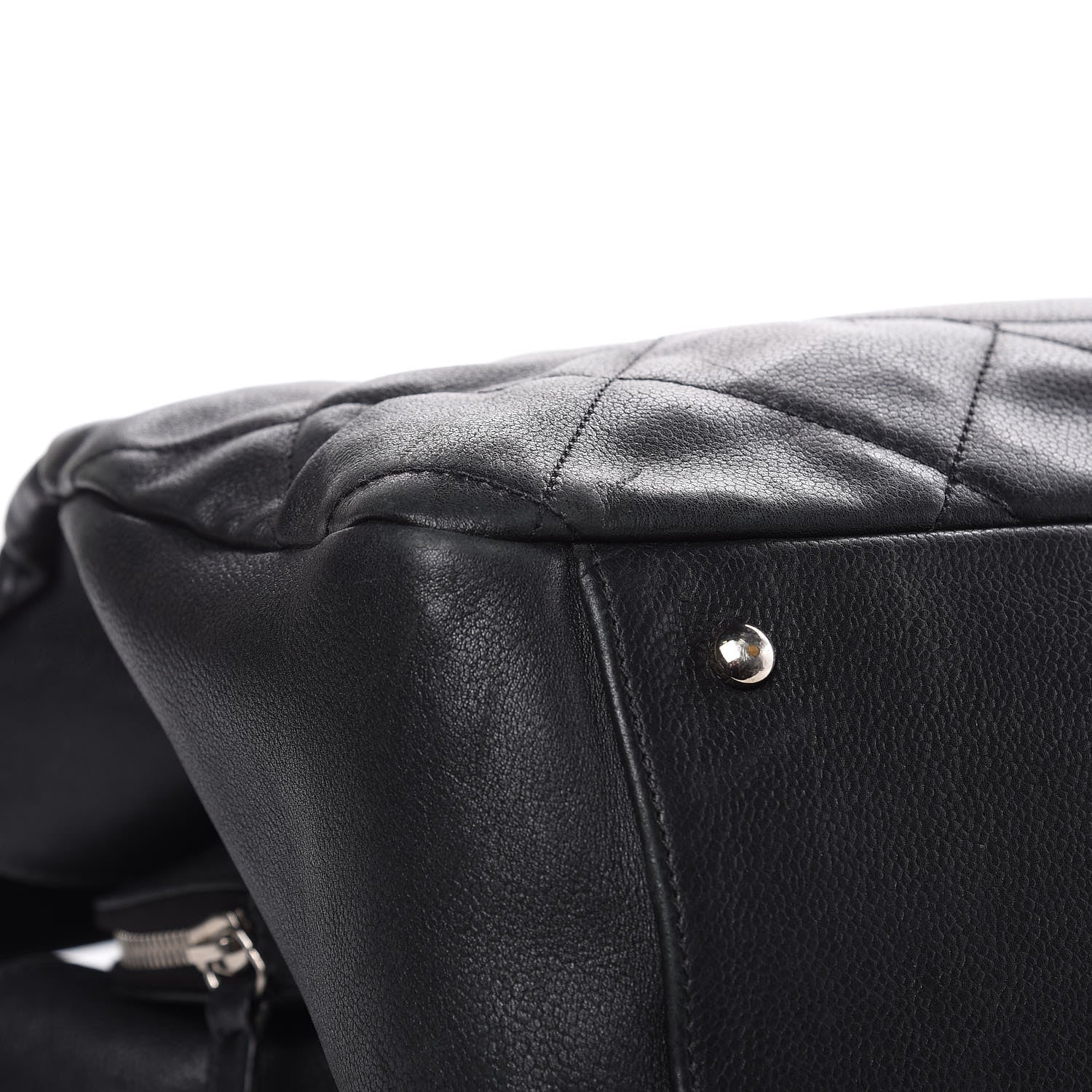 Chanel Soft Caviar Quilted Large Timeless Tote Black 10 of 28