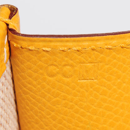 Hermes Epsom Jige PM Clutch Jaune D'Or 11 of 25