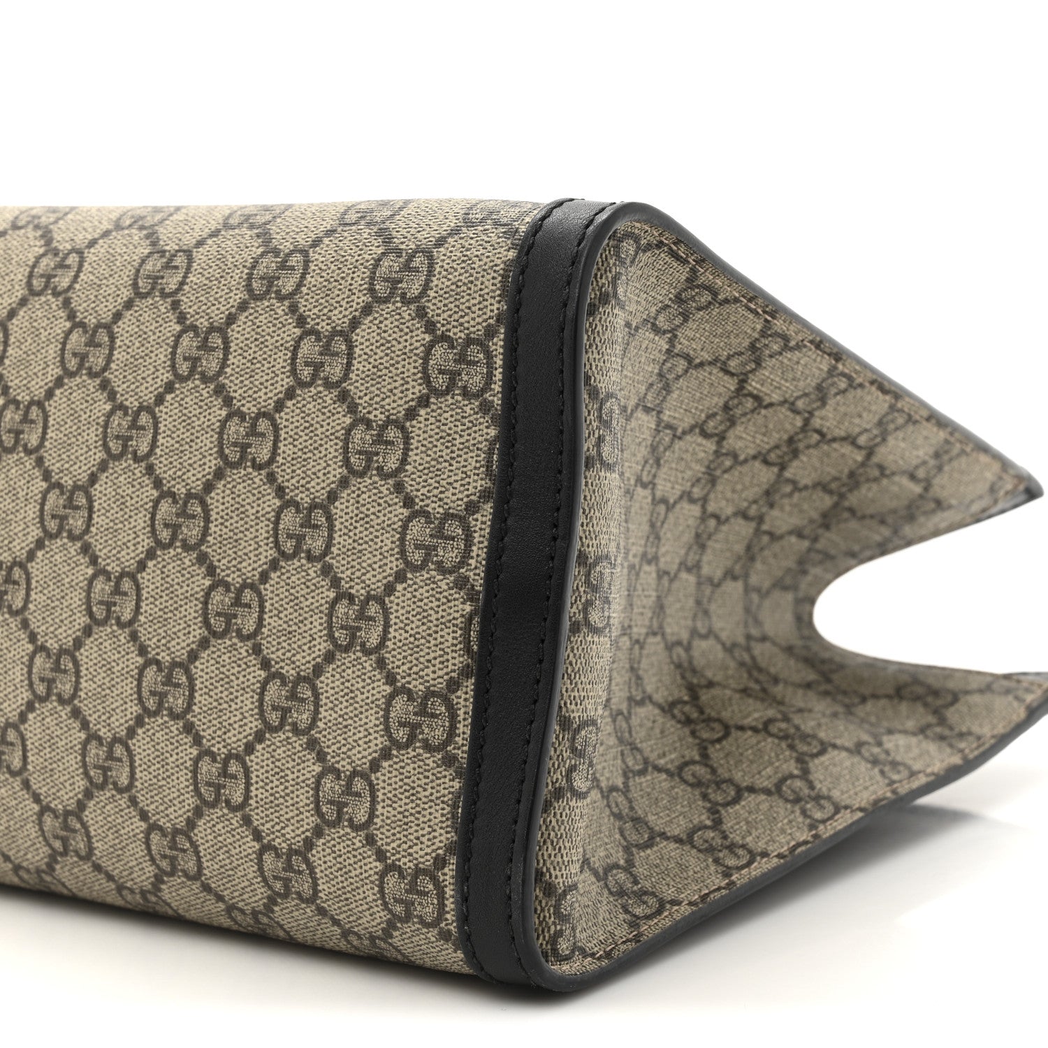 Gucci GG Supreme Monogram Medium Padlock Tote Black 9 of 14