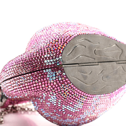Judith Leiber Crystal Flamingo Minaudiere Clutch Pink Multicolor 9 of 12