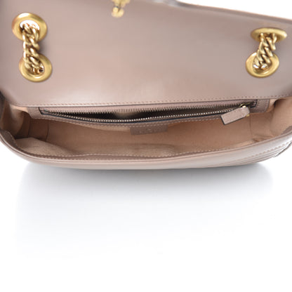 Gucci Calfskin Matelasse Small GG Marmont Shoulder Bag Porcelain Rose 5 of 11
