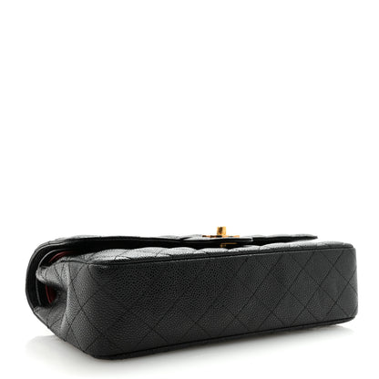 Chanel Caviar Quilted Medium Double Flap Black 4 of 10