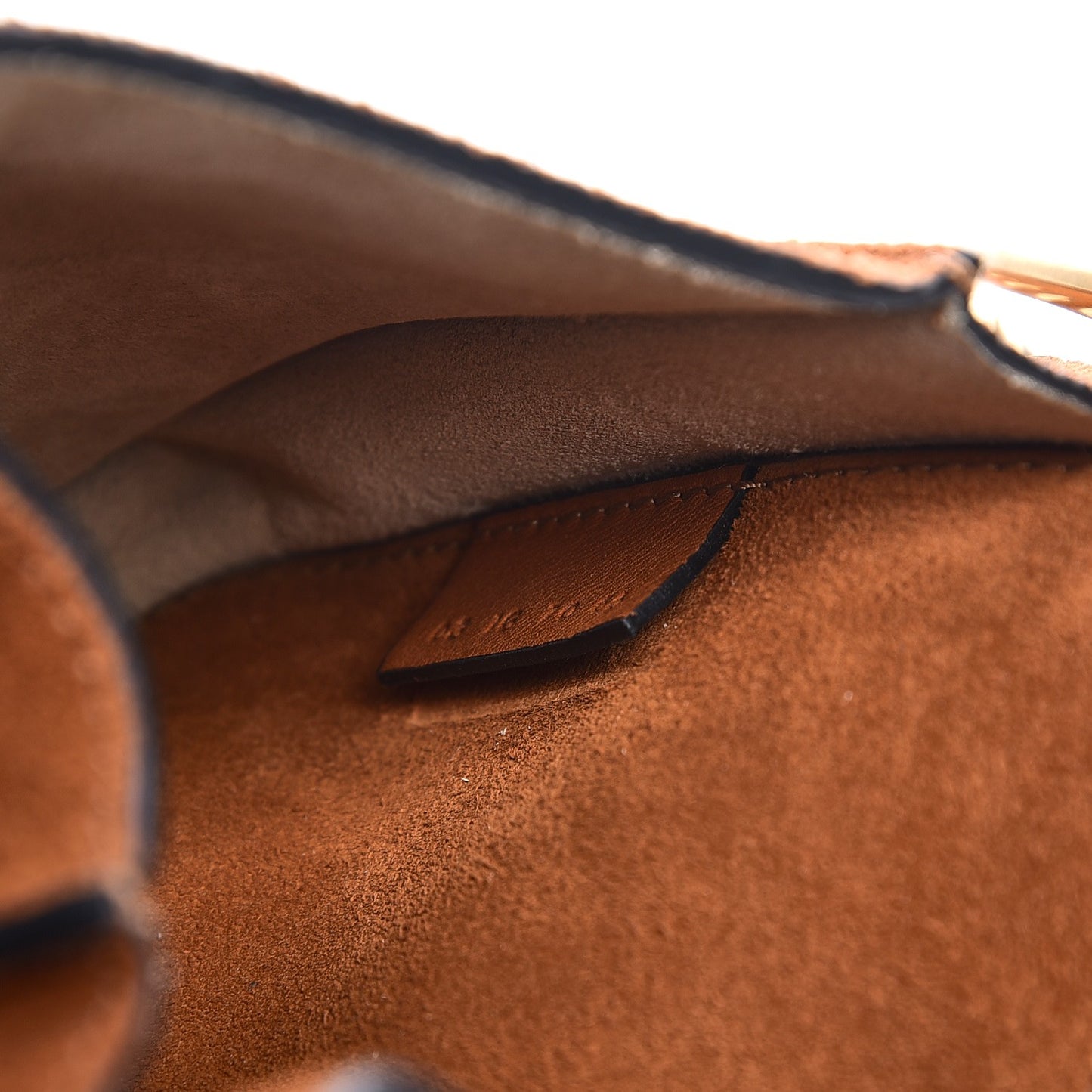 Suede Calfskin Braided Small Hudson Shoulder Bag Caramel