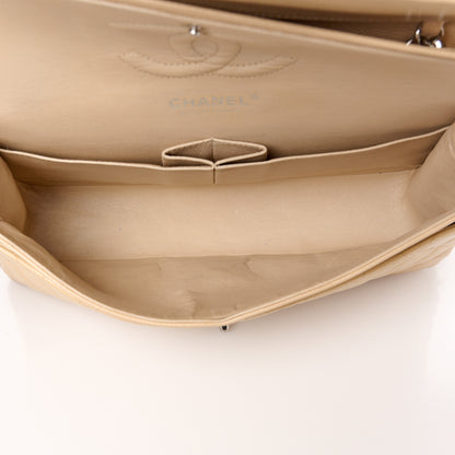 Chanel Caviar Quilted Medium Double Flap Beige 5 of 11