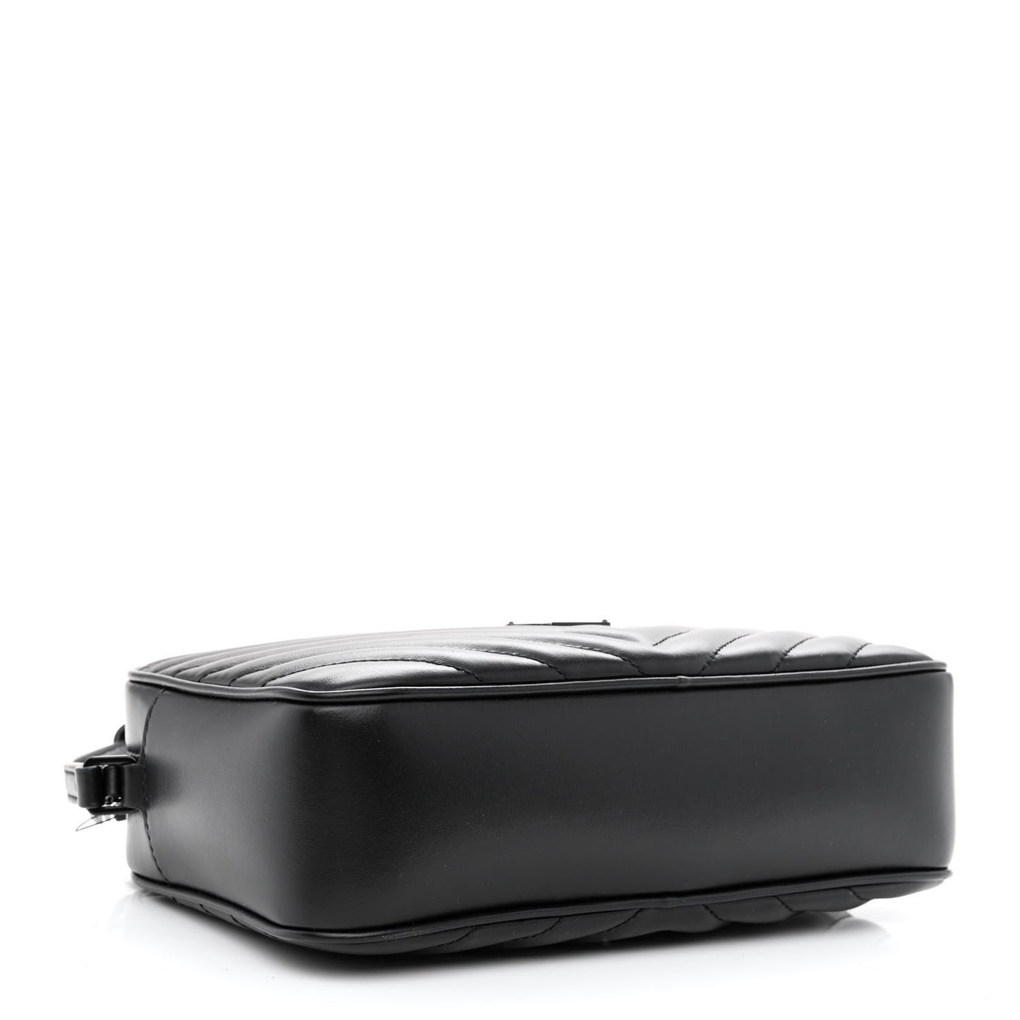 Calfskin Matelasse Monogram Monochrome Lou Camera Bag Black