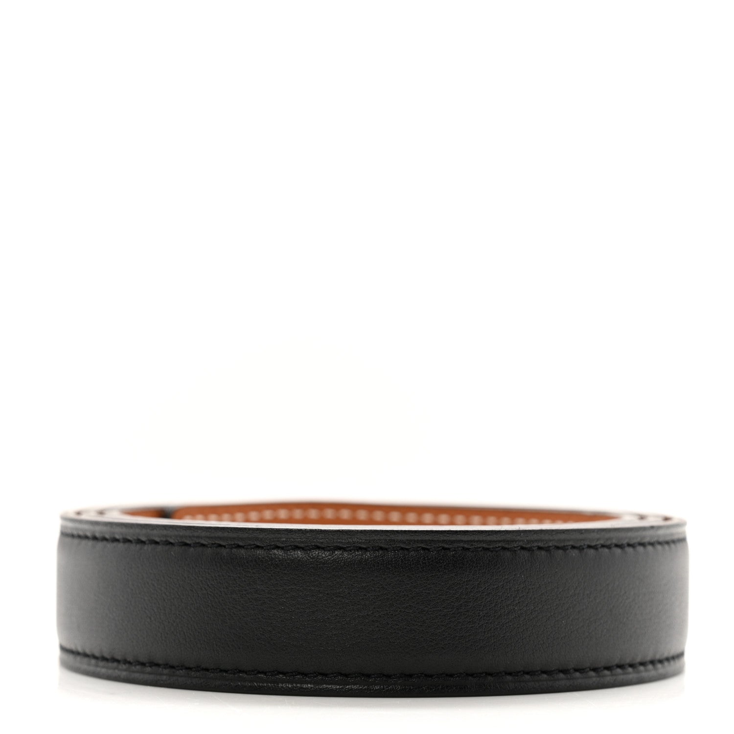 Hermes Swift Epsom 24mm Belt Strap 80 32 Black Gold 2 of 6