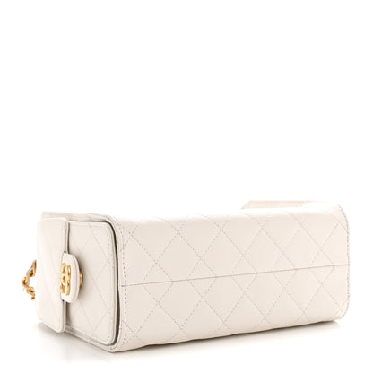 Chanel Caviar Quilted Mini Chanel 25 Handbag White 4 of 11