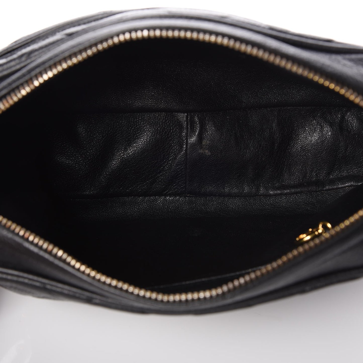 Caviar Quilted Camera Case Black