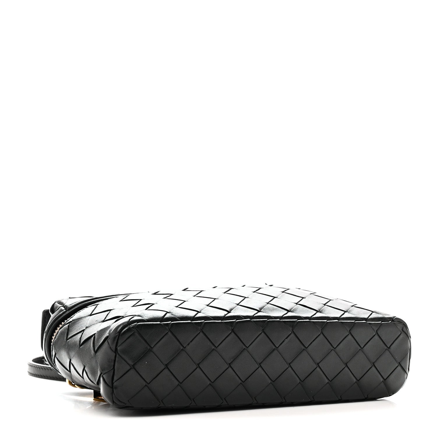 Bottega Veneta Calfskin Intrecciato Bang Bang Vanity Case Black 4 of 9