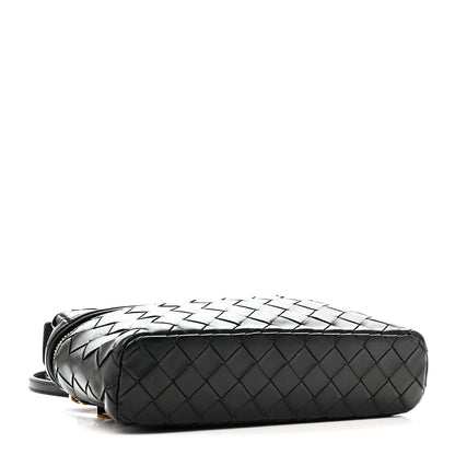 Bottega Veneta Calfskin Intrecciato Bang Bang Vanity Case Black 4 of 9