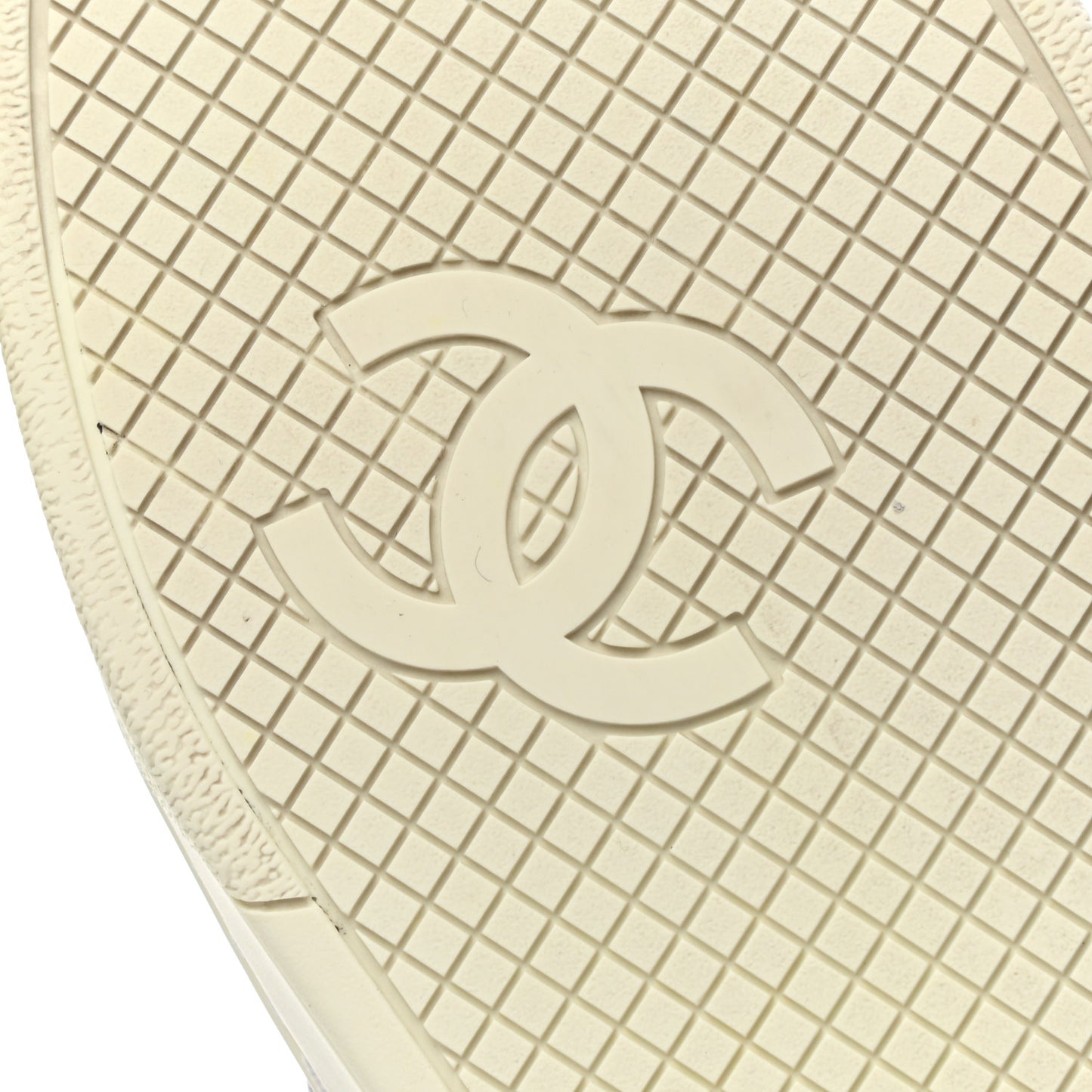 Calfskin CC Womens Sneakers 39.5 Black