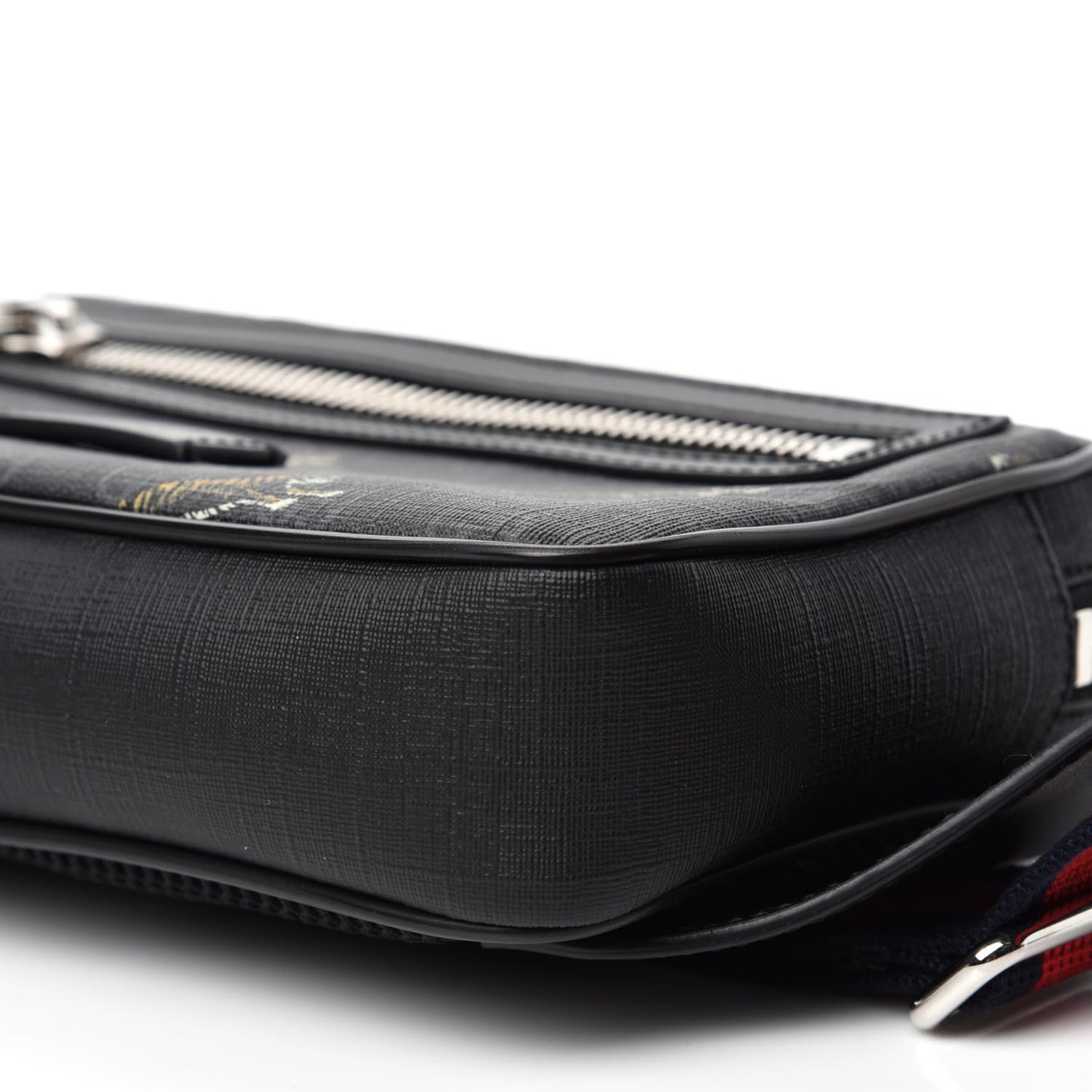 Soft GG Supreme Monogram Tigers Belt Bag Black Multicolor