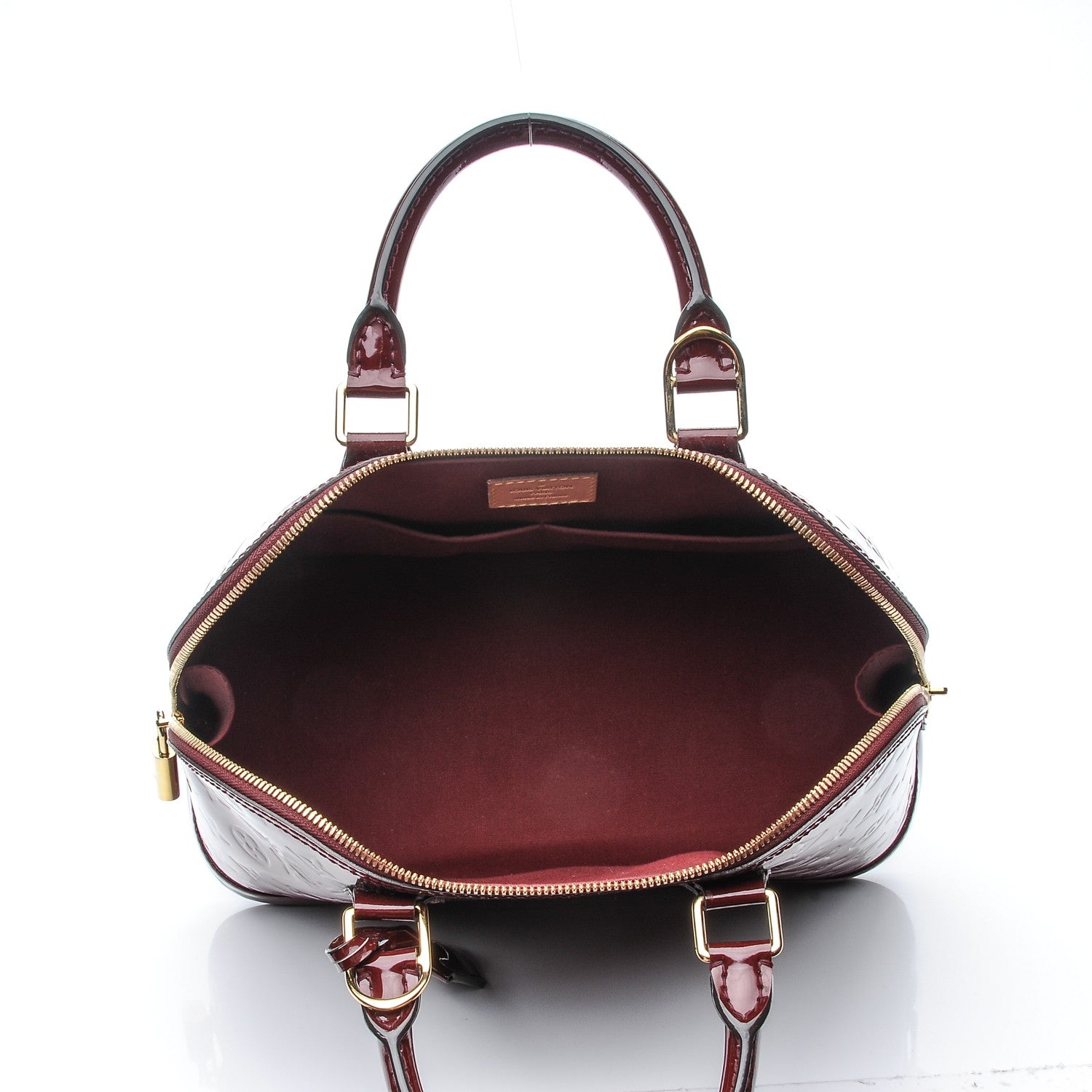 Louis Vuitton Vernis Alma PM Griotte 5 of 7