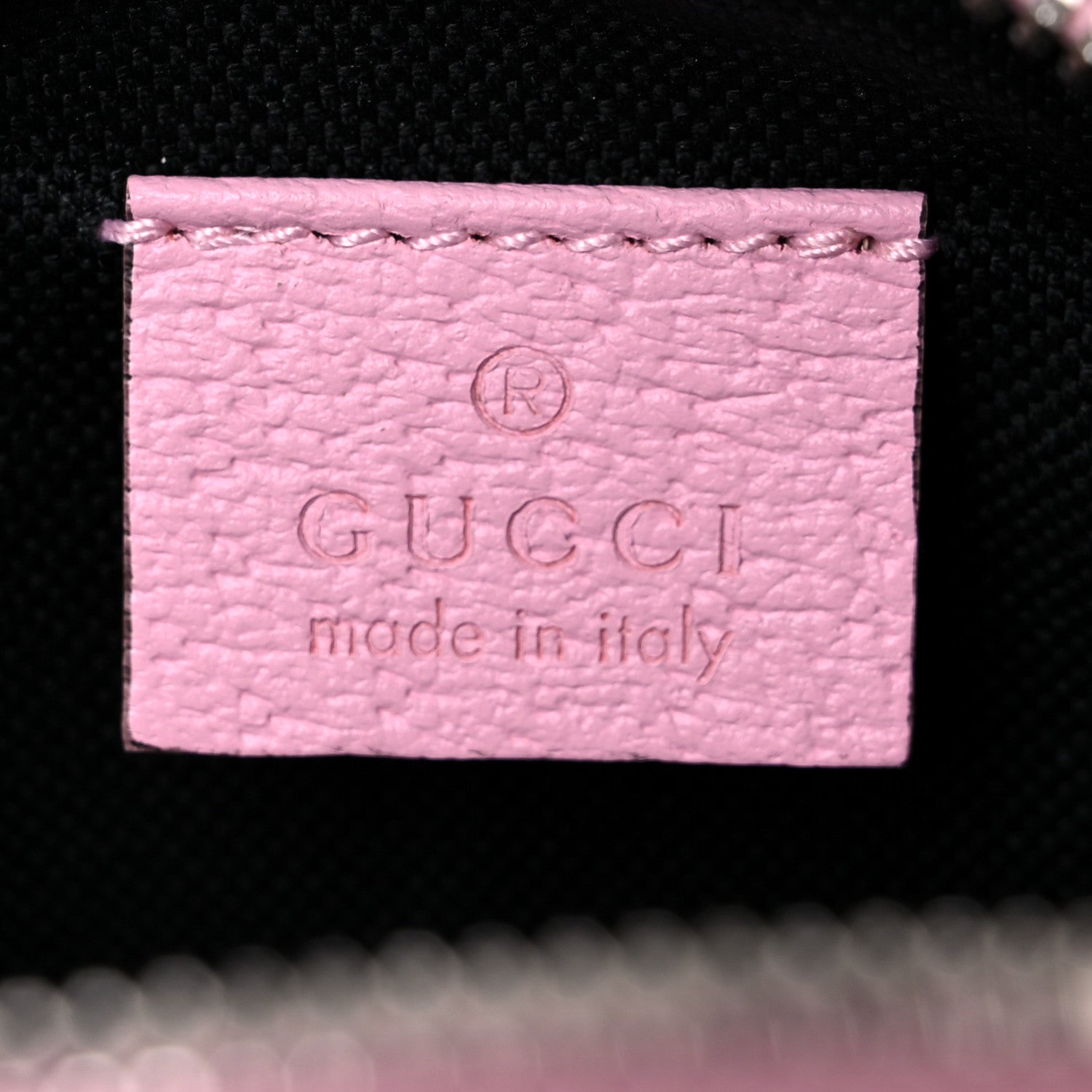 Gucci GG Supreme Monogram Psychedelic Round Shoulder Bag Black Multicolor Sugar Pink 6 of 12