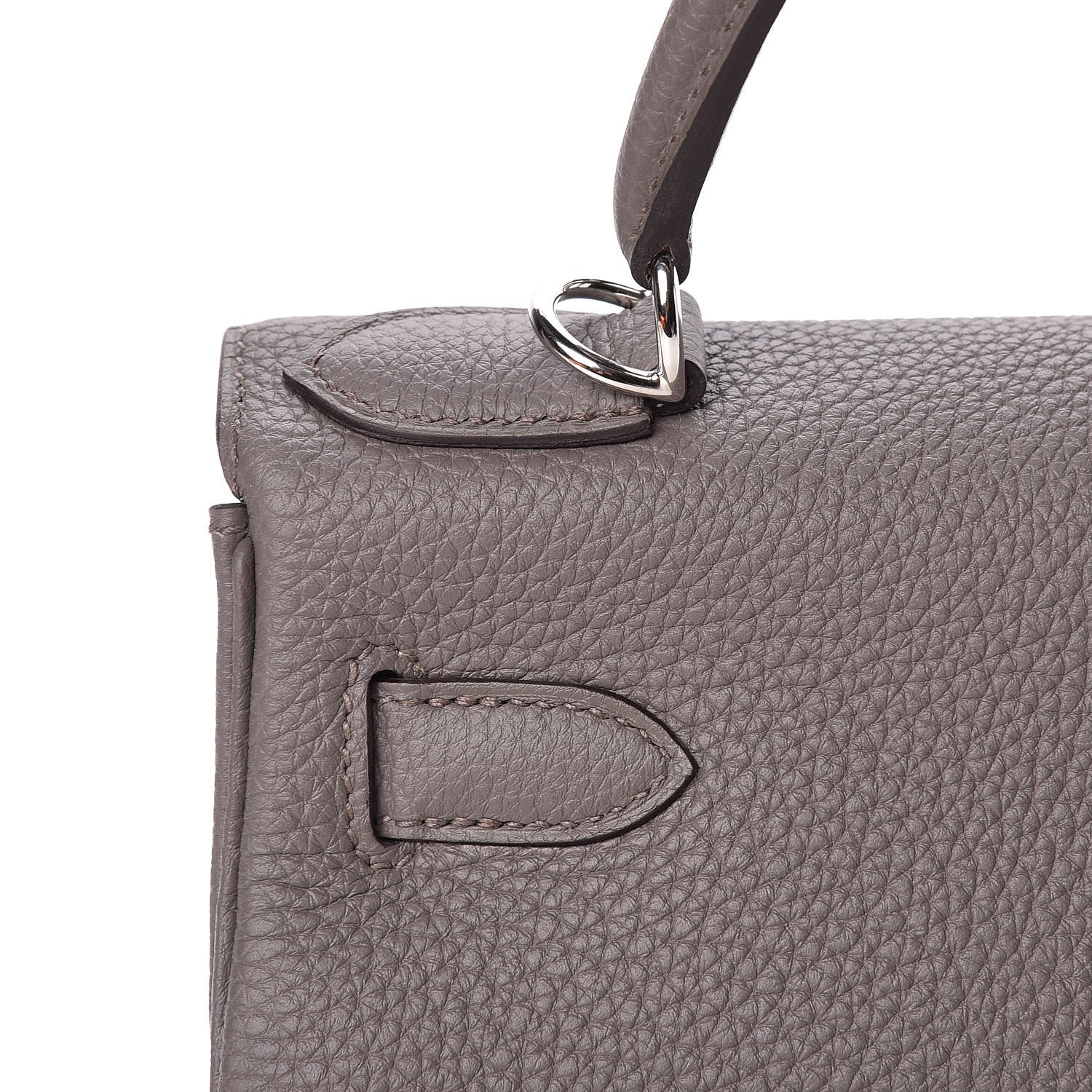 Hermes Togo Kelly Retourne 28 Etain 16 of 34