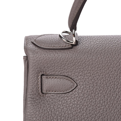 Hermes Togo Kelly Retourne 28 Etain 16 of 34