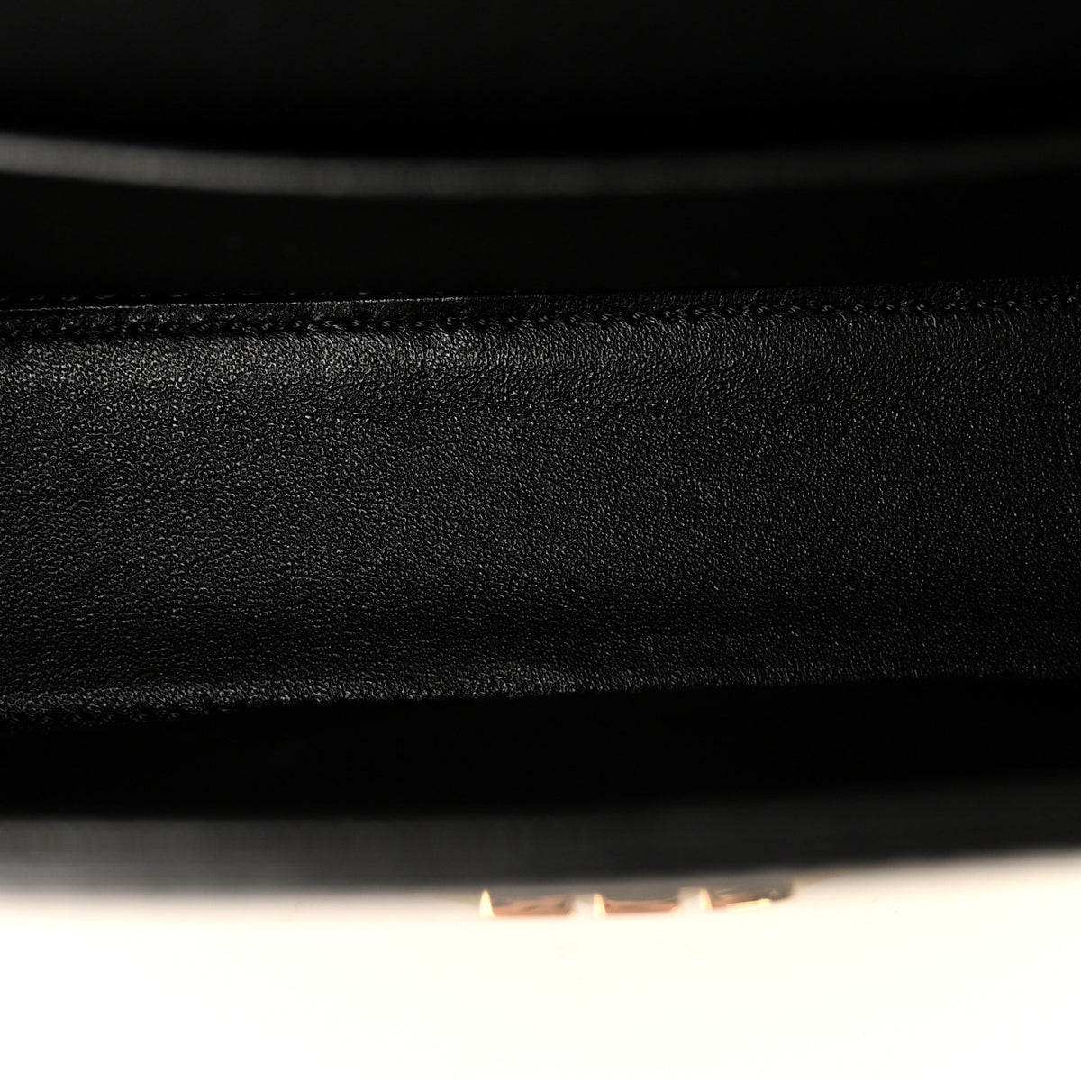 Celine Shiny Calfskin Triomphe Chain Shoulder Bag Black 5 of 11