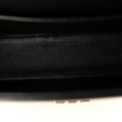 Celine Shiny Calfskin Triomphe Chain Shoulder Bag Black 5 of 11