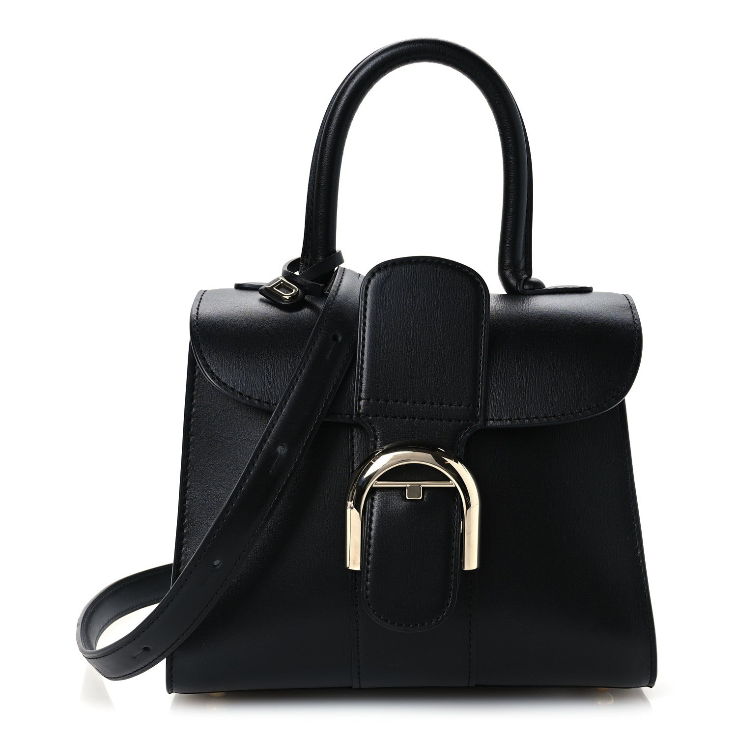 Delvaux Box Calfskin Mini Brillant Satchel Black 1 of 10
