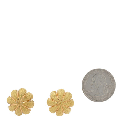 Tiffany 18K Yellow Gold Sea Urchin Earrings 2 of 5