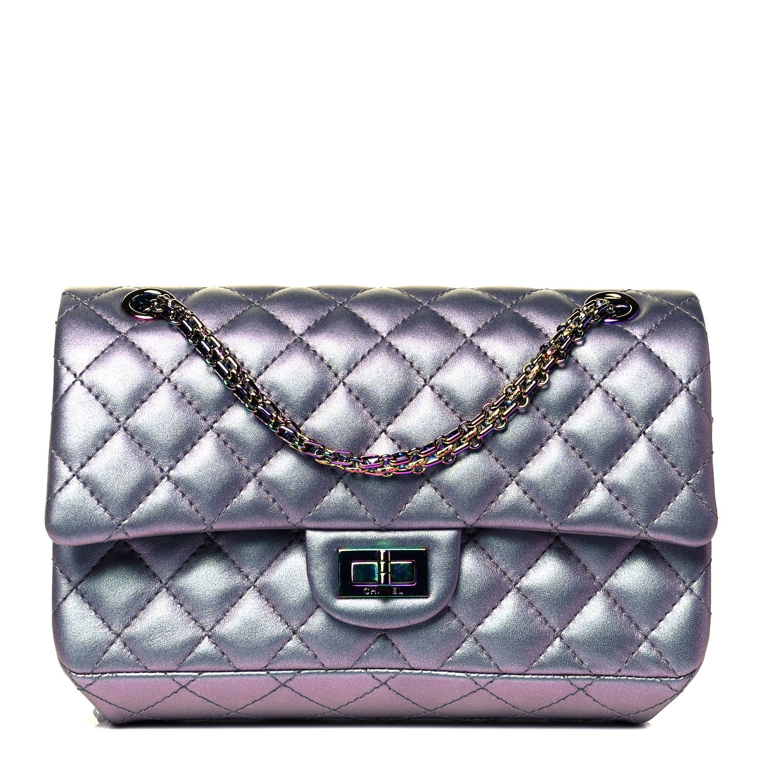 Chanel Iridescent Lambskin Quilted 2.55 Reissue 225 Flap Light Purple 1 of 9