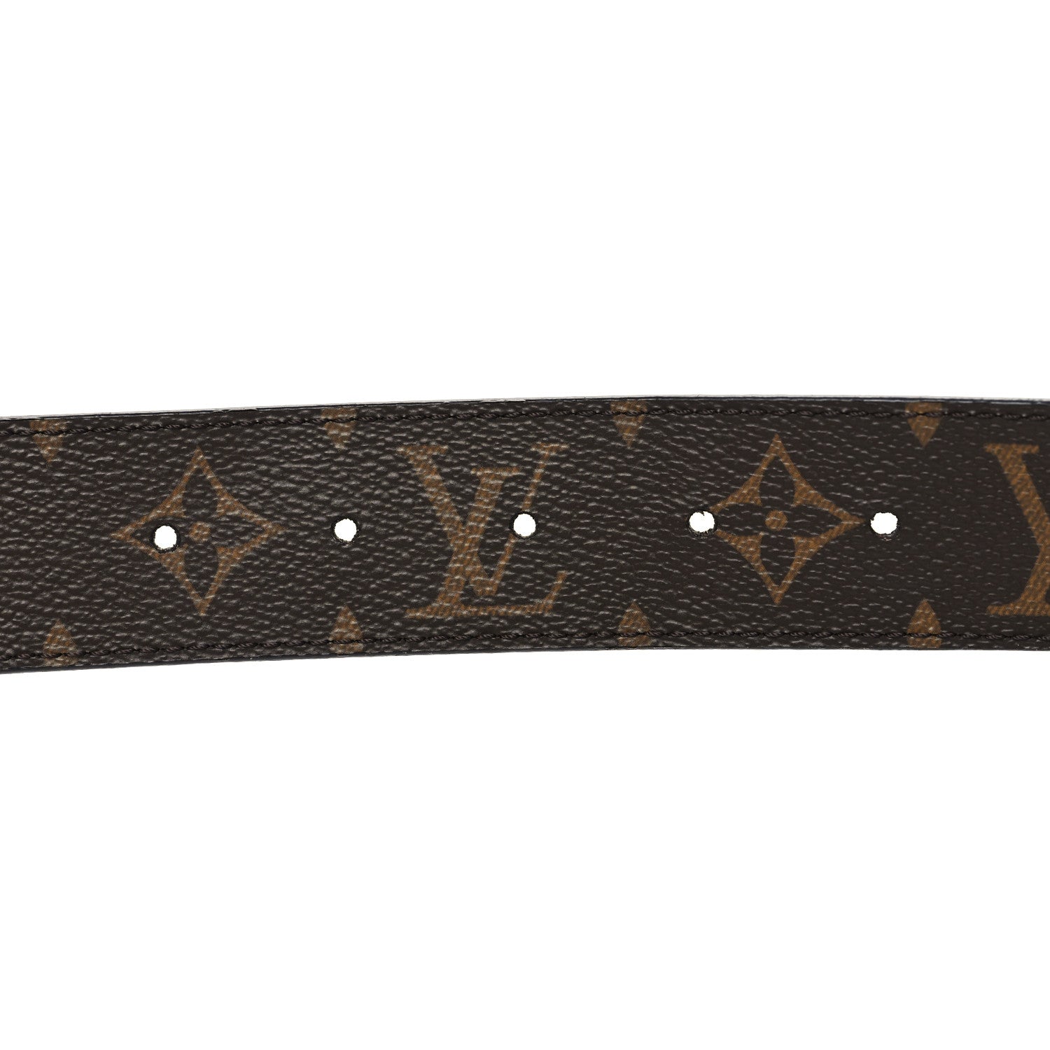 Louis Vuitton Monogram Calfskin 20mm LV Circle Reversible Belt 90 36 Black 3 of 5