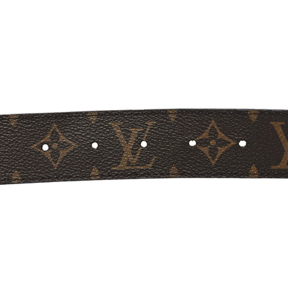 Louis Vuitton Monogram Calfskin 20mm LV Circle Reversible Belt 90 36 Black 3 of 5