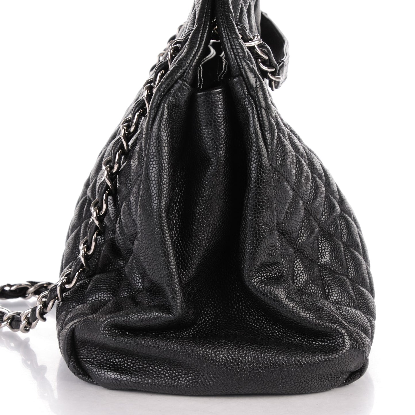 Caviar Quilted Large Just Mademoiselle Black