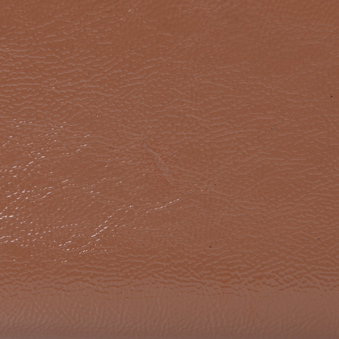 Textured Patent Calfskin Monogram Large Belle De Jour Clutch Nude