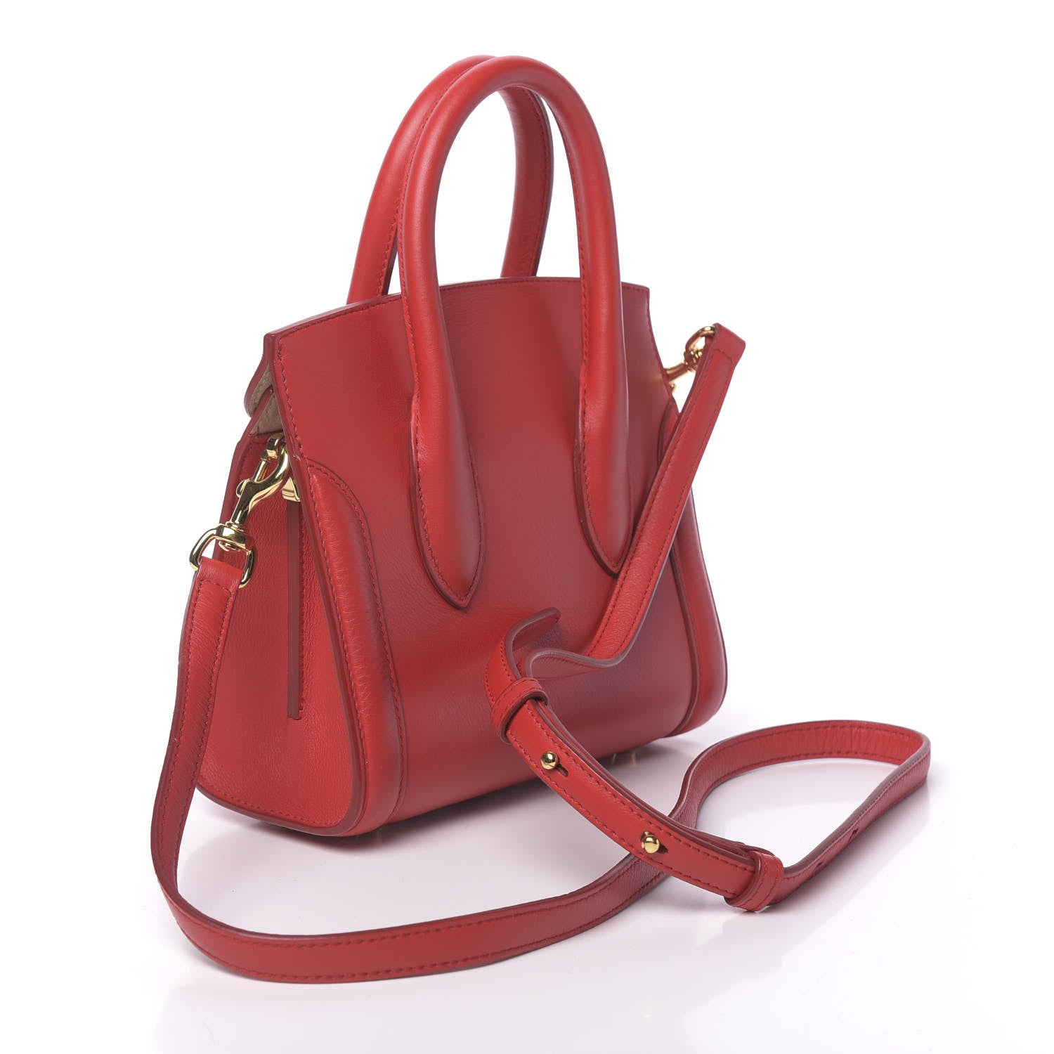 Alexander McQueen Calfskin Mini Heroine 21 Scarlet 3 of 11