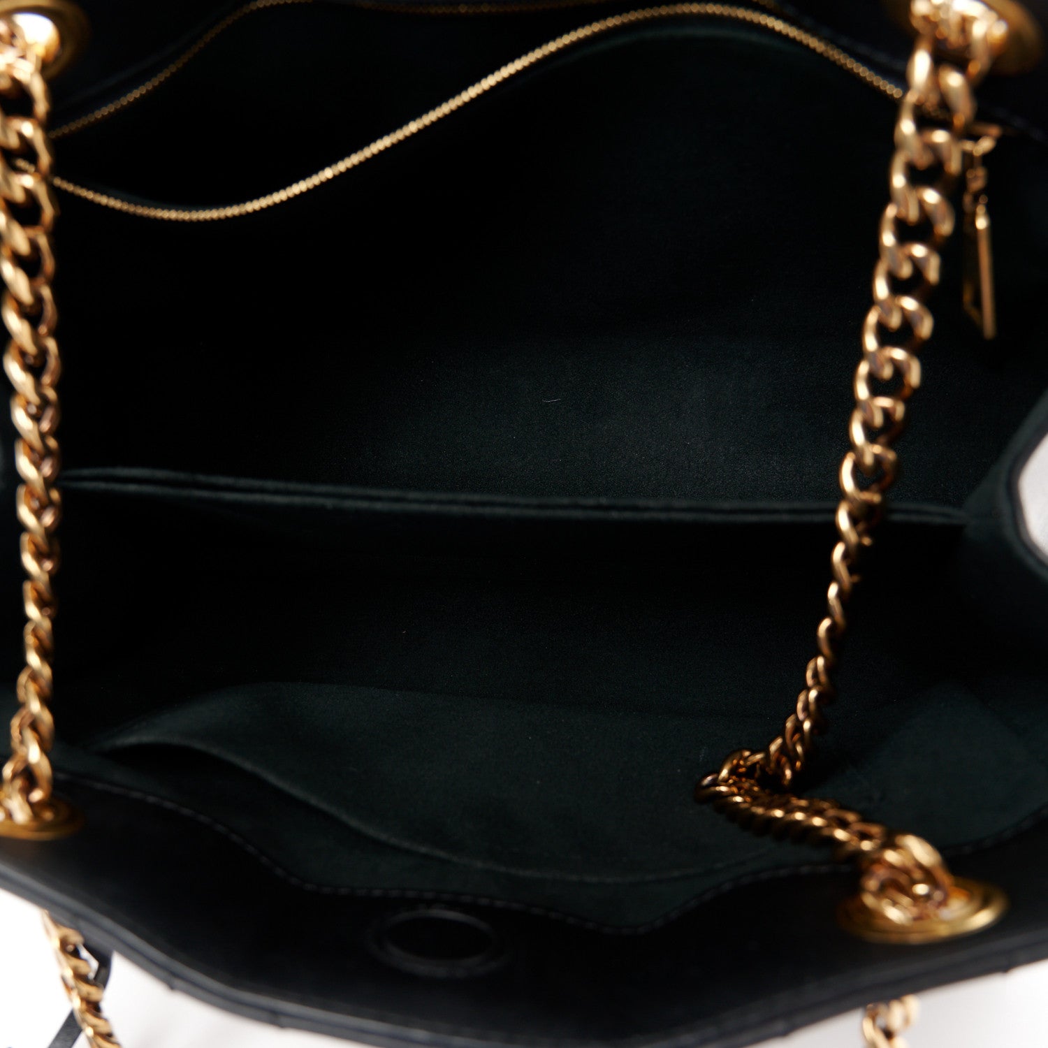 Louis Vuitton Calfskin New Wave Chain Tote Black 5 of 9