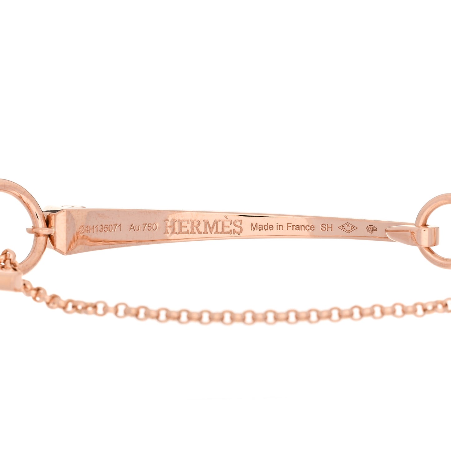 18K Rose Gold Clou de Forge Bracelet SH