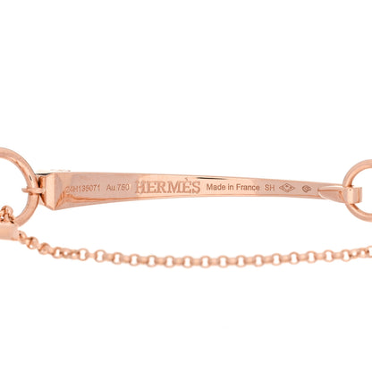 Hermes 18K Rose Gold Clou de Forge Bracelet SH 3 of 4