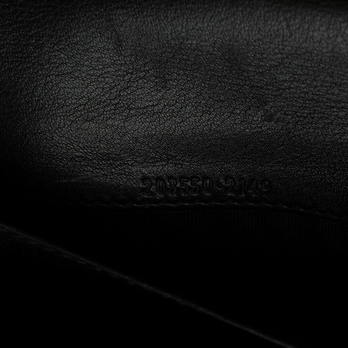 Guccissima Heart Continental Wallet Black