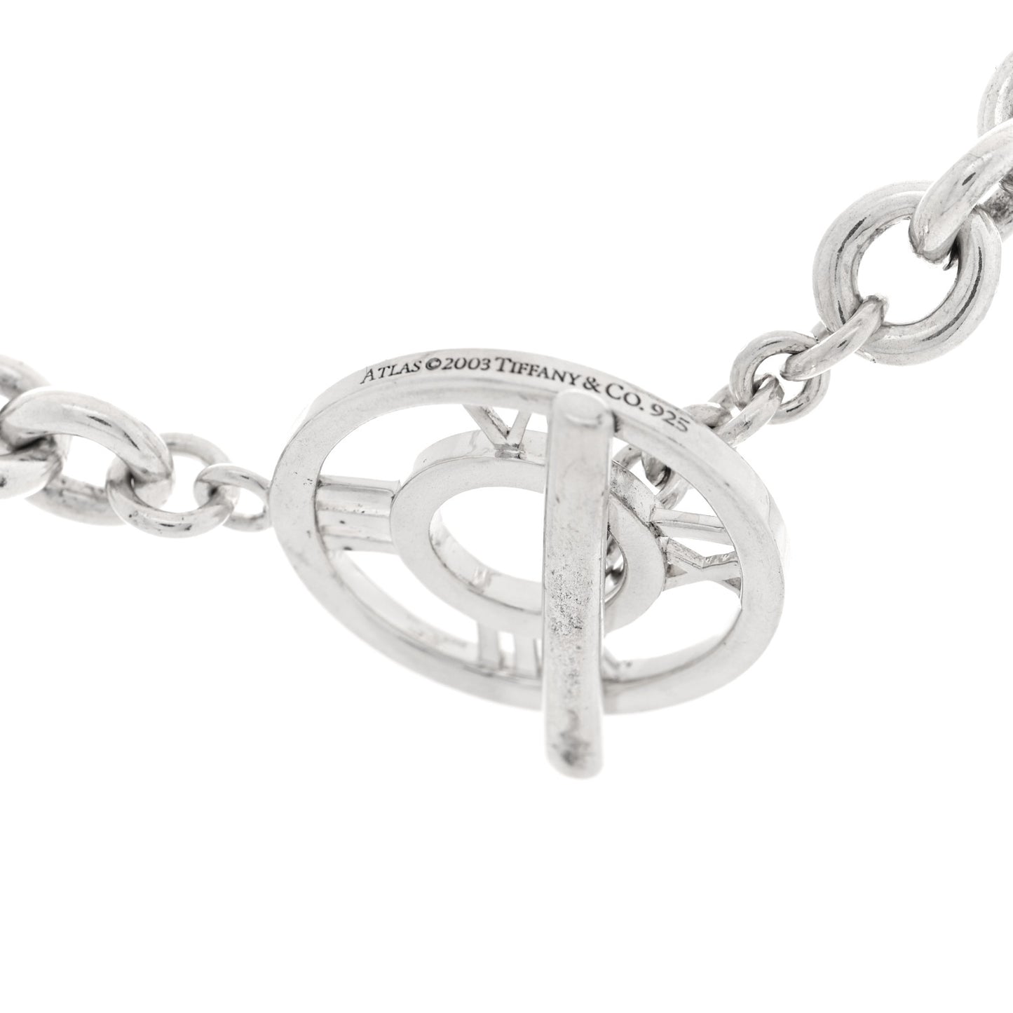 Sterling Silver Atlas Toggle Chain Necklace