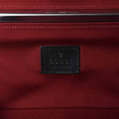 Gucci Calfskin Web Globe-Trotter Carry-On Black 8 of 9