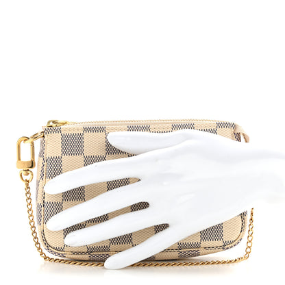 Louis Vuitton Damier Azur Mini Pochette Accessories 2 of 9