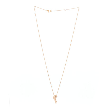 Cartier 18K Pink Gold Tsavorite Black Lacquer Panthère De Cartier Pendant Necklace 3 of 6