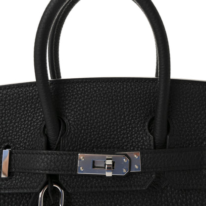 Hermes Togo Birkin 25 Black 8 of 11