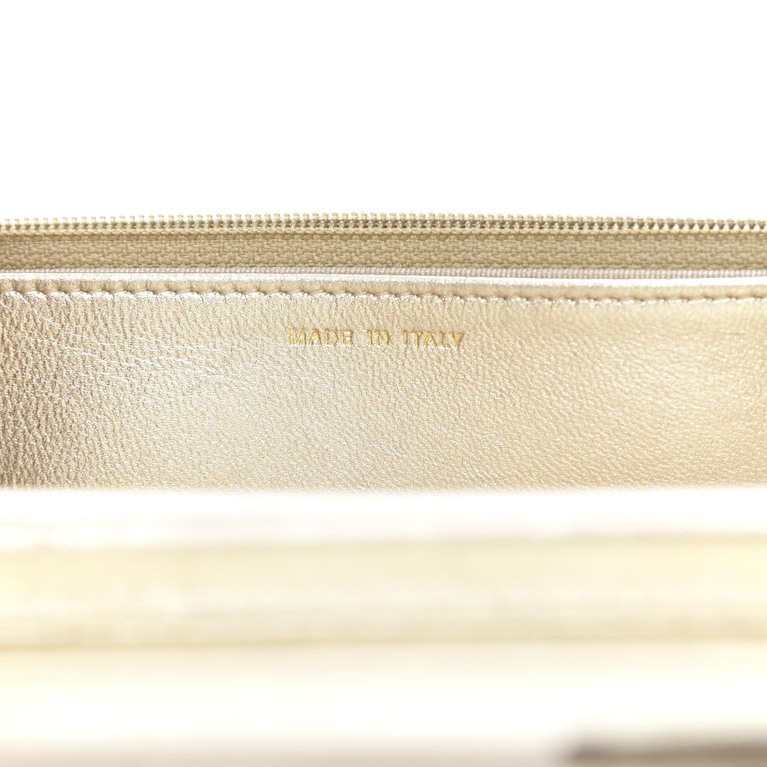 Chanel Quilted Wallet On Chain WOC Gold 10 of 13
