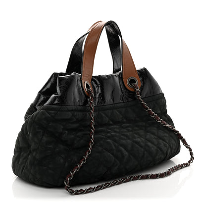 Chanel Iridescent Calfskin Small In The Mix Tote Dark Green 3 of 12