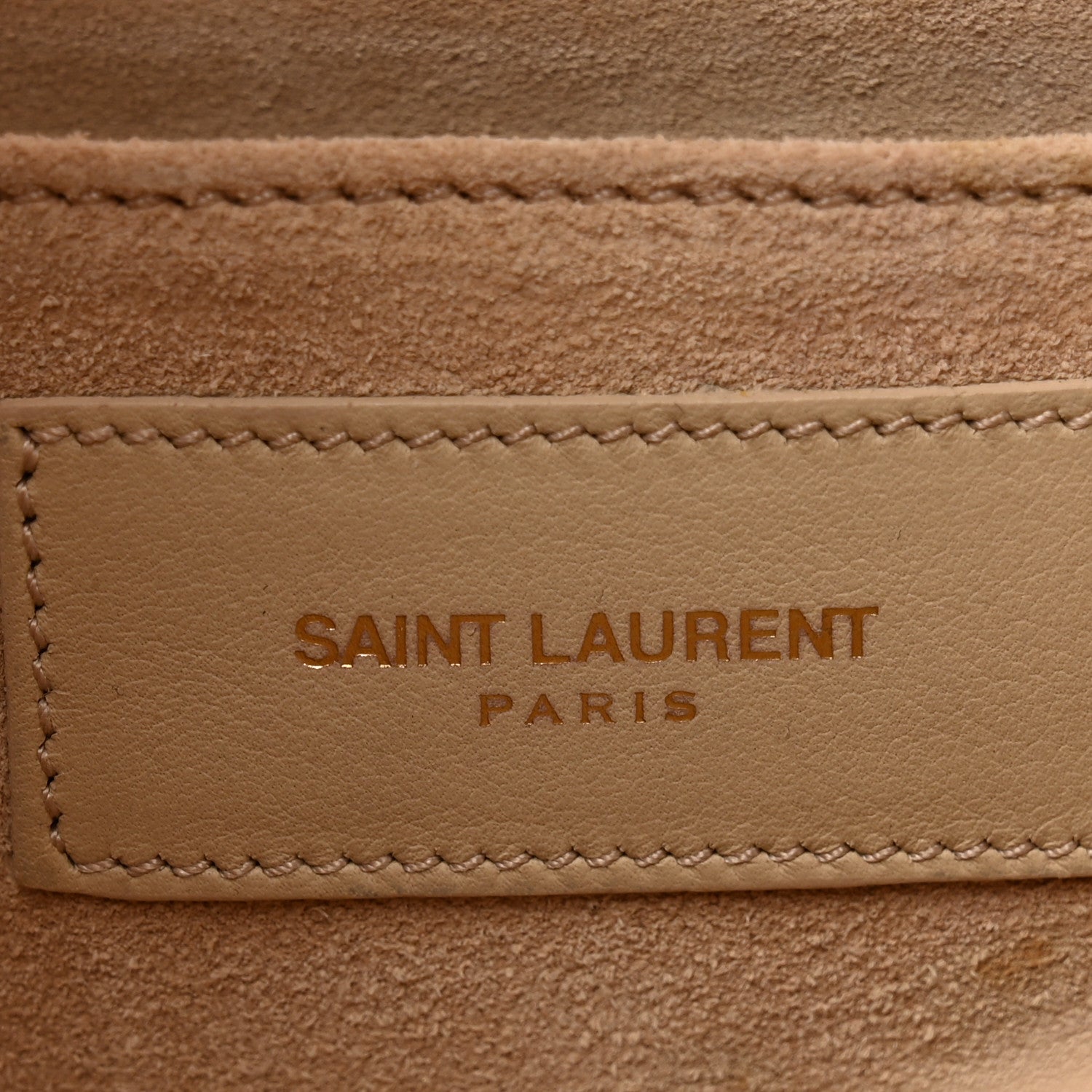Saint Laurent Calfskin Classic Y Ligne Clutch Light Beige 6 of 14