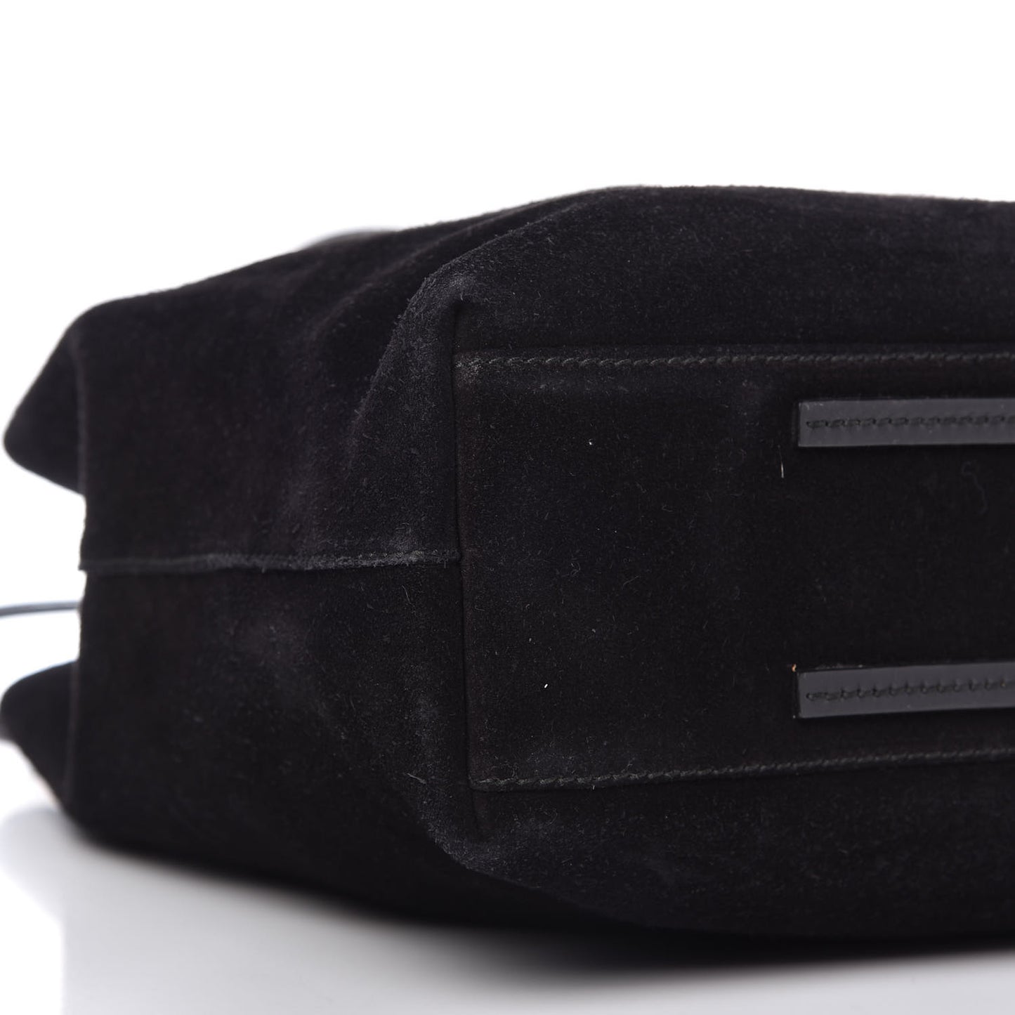 Suede Tote Black