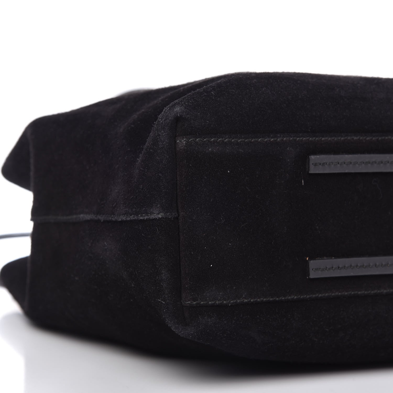 Gucci Suede Tote Black 5 of 10