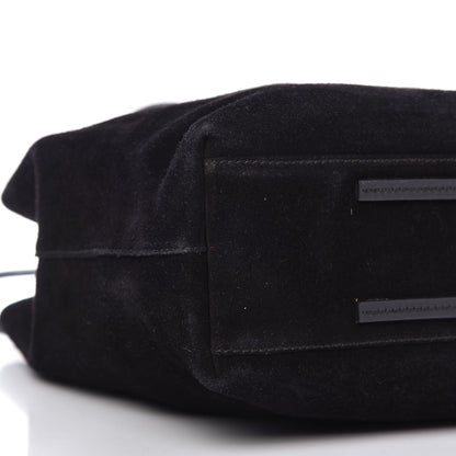 Gucci Suede Tote Black 5 of 10