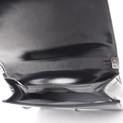 Chanel Glazed Calfskin Large Boy Flap Black 5 of 11