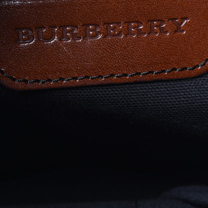 Burberry House Check Small Canterbury Tote Dark Tan 6 of 9