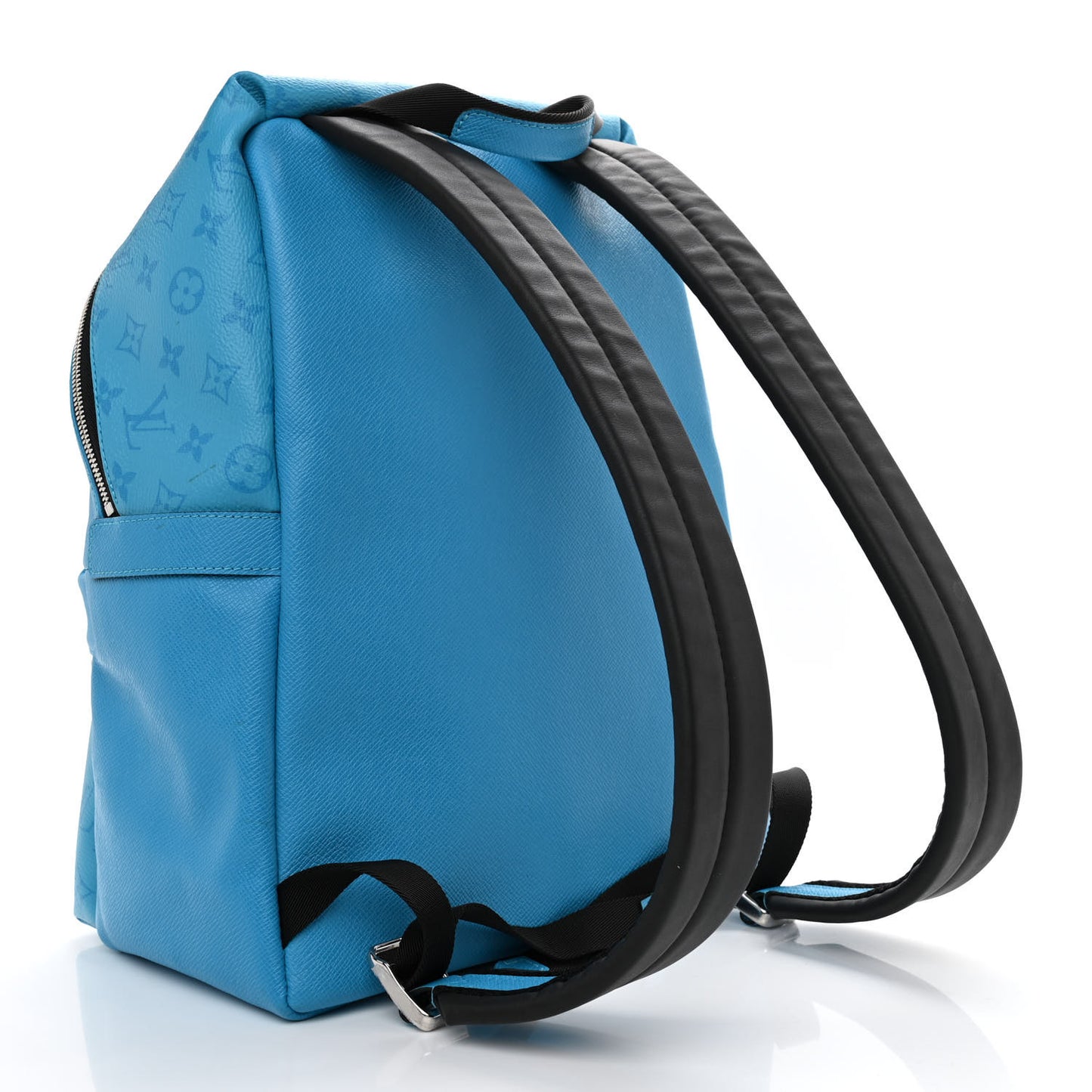 Taiga Monogram Discovery Backpack PM Blue Lagoon
